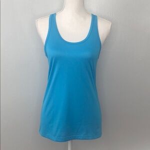 NIKE Blue Dri Fit Workout Racerback Tank Top